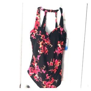 Aquabelle Womens One Piece Swimsuit- NEW!
